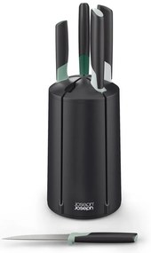 Set di 5 coltelli in acciaio inox con supporto rotante Elevate - Joseph Joseph