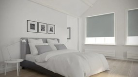 Tenda a rullo oscurante Dublin grigio topo 150x190 cm