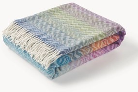 Plaid con frange Bastien