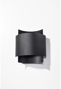 Lampada da parete nera Forgmi - Sollux