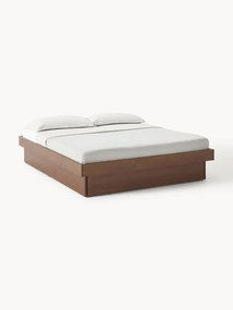 Letto in legno con contenitore Sato