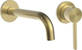 Rubinetto da parete Rea Foster Brush Gold