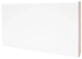 Battiscopa con passacavo Superior R3 in legno bianco Sp 12 mm x H 10 x L 240 cm, 10 pezzi / 24 m