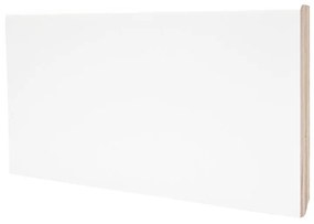 Battiscopa Superior in legno bianco Sp 12 mm x H 10 x L 240 cm, 10 pezzi / 24 m