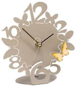 Orologio sciame farfalline decorato sabbia in ferro e polimetilmeta...