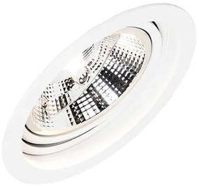 Faretto da incasso rotondo Smart bianco regolabile con Wifi GU10 111m - Chuck 111