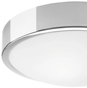 Plafoniera JONAS 1xE27/60W/230V diametro 26 cm cromo lucido