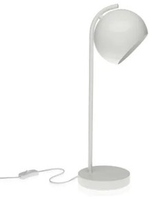 Lampada da tavolo Versa Dale Bianco 19,5 x 50 x 15 cm Metallo