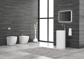 Lavabo a terra freestanding colore opaco bianco MIL-FB - KAMALU