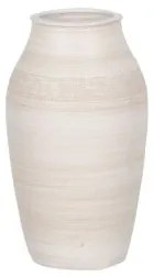 Vaso Crema Ceramica 22 x 22 x 40 cm