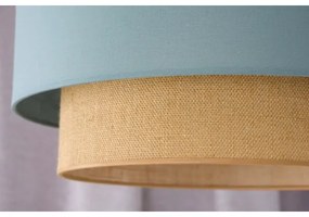 Duolla - Lampadario a sospensione con filo BOHO 1xE27/15W/230V diametro 45 cm verde/marrone