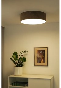 Duolla - Lampada LED da soffitto CORTINA LED/26W/230V Ø30 cm 4000K marrone