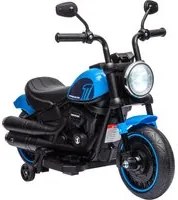 Moto Elettrica per Bambini 6V Blu e Nero