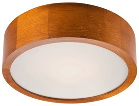 Plafond marrone, lampada da soffitto circolare, ø 27 cm Eveline - LAMKUR