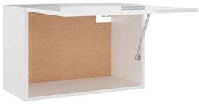 Mobile pensile bianco lucido 60x31x40 cm legno multistrato