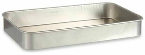 Pentola per arrosto Argentato Alluminio 28,5 x 6,5 x 46 cm (12 Unità)