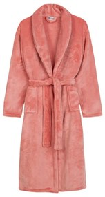 Accappatoio rosa in micropile XS/S Polyvelvet – Good Morning