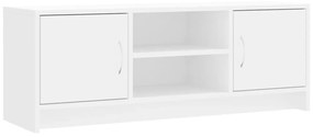 Mobile porta tv bianco 102x30x37,5 cm in legno multistrato