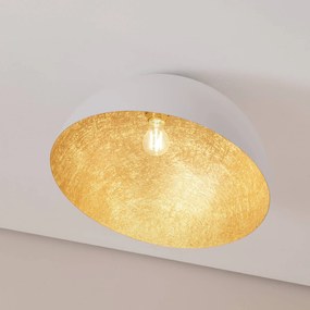 SIGMA Plafoniera Sfera, Ø 50 cm, bianco/oro