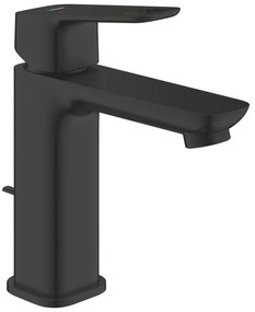Rubinetto per lavabo a canna media getto aerato Clova Pulse nero spazzolato opaco GROHE