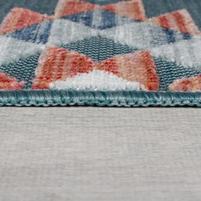 Passatoia blu per esterni 80x230 cm Avery Blue - Flair Rugs