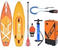 SUP Tavola Stand Up Paddle Gonfiabile 315x84x15 cm Kayak ZRAY Fury Arancione