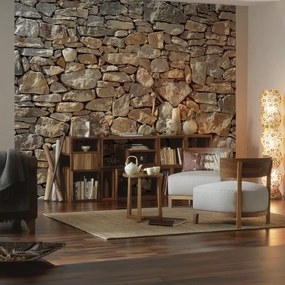 Fotomurale Stone wall, multicolor
