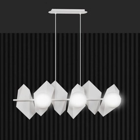 Lampadario a Sospensione DRIFTON 6 BLACK e WHITE Colore Bianco