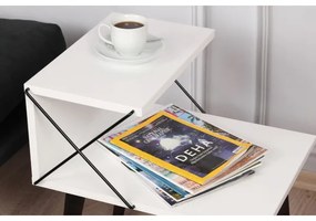 Comodino CROSS 55x50 cm bianco