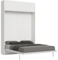 Letto Matrimoniale a Scomparsa Salvaspazio Kentaro H250 cm Bianco