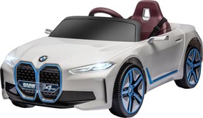 Macchina Elettrica per Bambini 12V con Licenza BMW I4 Bianca...