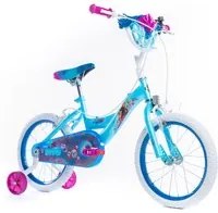 Bicicletta per Bambina 16 2 Freni con Licenza Disney Frozen Azzurra