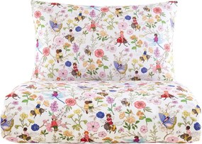Set copripiumino e federa da bambini in cotone per letto singolo 135x200 cm Garden Friends – Belle &amp; Boo