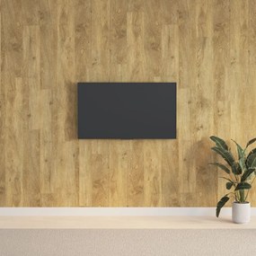 Pannelli Da Parete Effetto Legno Marrone Pvc 2,06 M² /