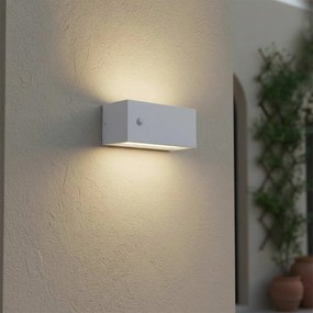 Applique BAND con Sensore Movimento E27 per esterno IP65 - Bianca