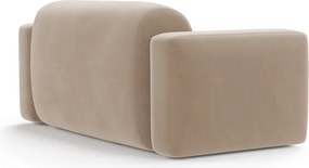 Divano beige con rivestimento in velluto 180 cm Strino – Cosmopolitan Design