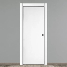 Porta scorrevole Oxford bianco L 80 x H 210 cm reversibile