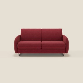 Ninfea divano letto Design Morbido con Piedini alti in Metallo e Materasso H18 cm in tessuto impermeabile T03