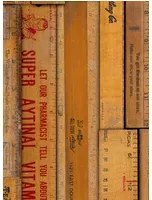 NLXL Carta da parati Printed Rulers - MRV-05
