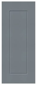 Pannello per porta d'ingresso P010 pellicolato pvc grigio L 92  x H 210.5 cm, Sp 6 mm apertura reversibile