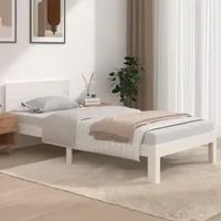 Giroletto Bianco in Legno Massello 90x190 cm Single 810461