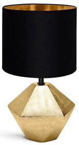 Aigostar - Lampada da tavolo 1xE14/40W/230V oro/nero