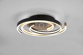Caya plafoniera led 58w 6800lm, 2300+3000+4000k spirale metallo ott...