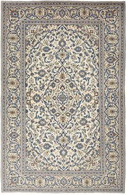 Kashan Tappeto 200x300 Beige (Iran) Annodato A Mano