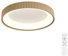 Brilagi - LED dimmerabile plafoniera FALCON MODERN LED/30W/230V 40 cm beige + telecomando
