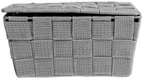 WENKO 22793100 - Cestino ADRIA 19 x 14 cm grigio