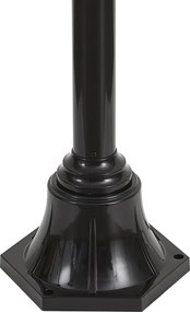 Lampada da esterno rame 235cm 3 luci IP44 - Monaco