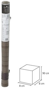 Tenda a rullo in bambù marrone scuro 90x180 cm Natural Life - Casa Selección