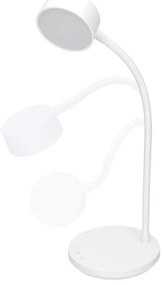 Solight WO3000-W - Lampada da tavolo LED dimmerabile LED/4,5W/5V 3000/4000/6500K bianco