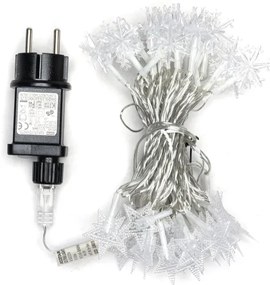 Aigostar - Catena LED natalizia da esterno 50xLED/8 funzioni 8m IP44 bianco caldo